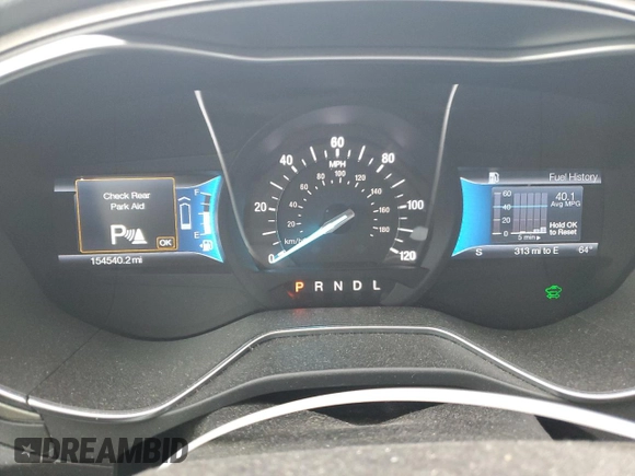 2016 Ford Fusion SE Hybrid with VIN 3FA6P0LU9GR374840, listed as a Copart auction lot 56190995 with 154,540 mi miles and Salvage title. Bid and sale history available at DreamBid. Image 9.