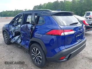 2024 Toyota Corolla Cross Hybrid S with VIN 7MUFBABG2RV042934, listed as a IAAI auction lot 42098911 with 7,613 mi miles and . Bid and sale history available at DreamBid. Image 3.
