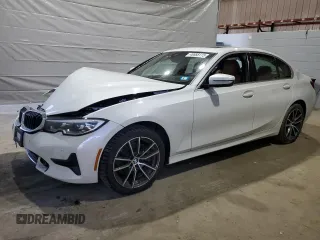 2021 BMW 3 Series 330i xDrive with VIN 3MW5R7J01M8B73697, listed as a Copart auction lot 48688115 with Not Provided miles and Salvage Title. Bid and sale history available at DreamBid. Image 1.