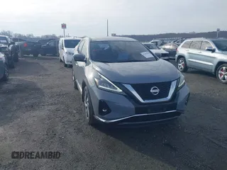 2021 Nissan Murano SL with VIN 5N1AZ2CS3MC147061, listed as a IAAI auction lot 41358296 with 15,404 mi miles and . Bid and sale history available at DreamBid. Image 1.