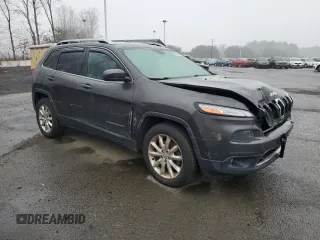2015 Jeep Cherokee Limited with VIN 1C4PJMDS4FW662698, listed as a Copart auction lot 49521825 with 161,998 mi miles and Salvage Title. Bid and sale history available at DreamBid. Image 4.