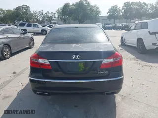 2013 Hyundai Genesis 3.8L with VIN KMHGC4DD4DU236901, listed as a IAAI auction lot 42093599 with 216,864 mi miles. Bid and sale history available at carsss.com. Image 16.