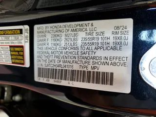 2024 Acura RDX with VIN 5J8TC2H34RL041016, listed as a Copart auction lot 59550805 with 8,535 mi miles and Salvage title. Bid and sale history available at DreamBid. Image 14.