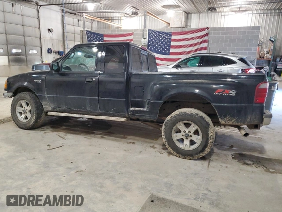 2004 Ford Ranger XL Fleet with VIN 1FTZR45E74PA84176, listed as a Copart auction lot 46949105 with 210,035 mi miles and Salvage Title. Bid and sale history available at DreamBid. Image 2.