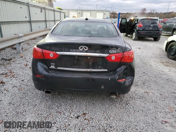 2014 Infiniti Q50 Sport with VIN JN1BV7AR8EM701775, listed as a Copart auction lot 79473244 with 103,785 mi miles and Clean Title. Bid and sale history available at DreamBid. Image 6.