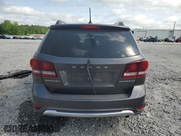 2017 Dodge Journey Crossroad Plus with VIN 3C4PDCGB8HT648132, listed as a Copart auction lot 56821625 with 78,799 mi miles and Salvage title. Bid and sale history available at DreamBid. Image 6.
