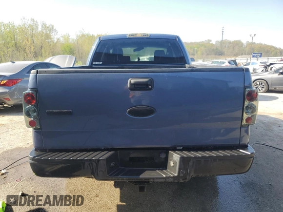2004 Ford F-150 XL with VIN 1FTPX125X4NC25382, listed as a Copart auction lot 53637635 with 254,328 mi miles and Salvage Title. Bid and sale history available at DreamBid. Image 6.