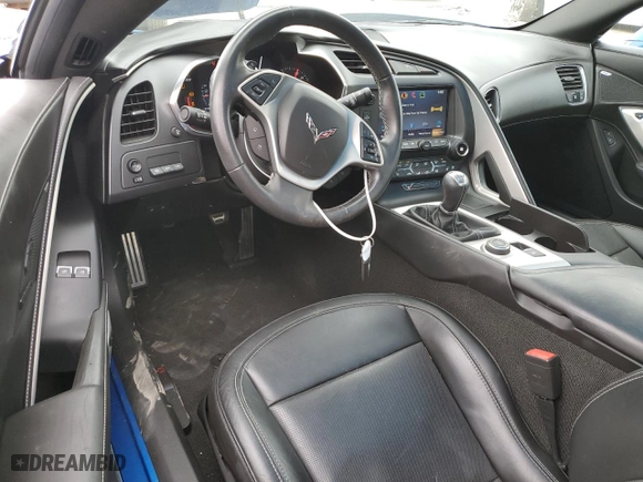 2014 Chevrolet Corvette Stingray Z51 3LT with VIN 1G1YL2D78E5126462, listed as a Copart auction lot 77984904 with 18,263 mi miles and Salvage Title. Bid and sale history available at carsss.com. Image 8.