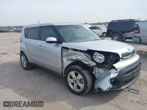 2019 Kia Soul with VIN KNDJN2A28K7023246, listed as a IAAI auction lot 41724935 with 59,580 mi miles. Bid and sale history available at carsss.com. Image 1.