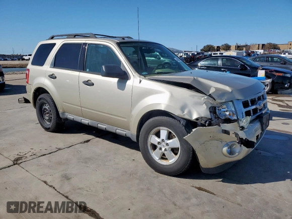 2012 Ford Escape XLT with VIN 1FMCU0D70CKA83488, listed as a Copart auction lot 48393545 with 136,531 mi miles and Salvage Title. Bid and sale history available at carsss.com. Image 4.