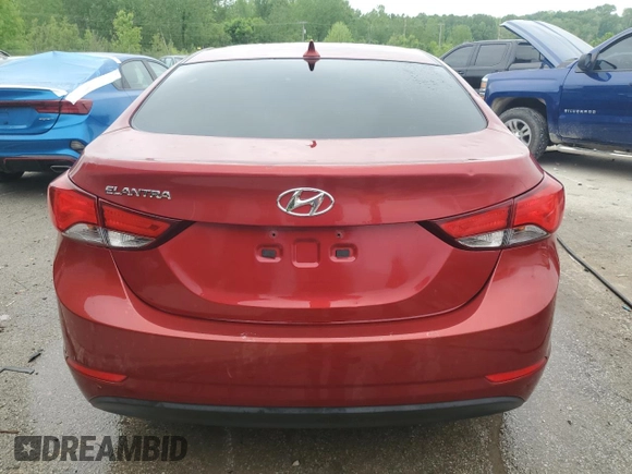 2014 Hyundai Elantra SE with VIN 5NPDH4AE2EH531657, listed as a Copart auction lot 54600665 with 145,146 mi miles and Non repairable. Bid and sale history available at DreamBid. Image 6.