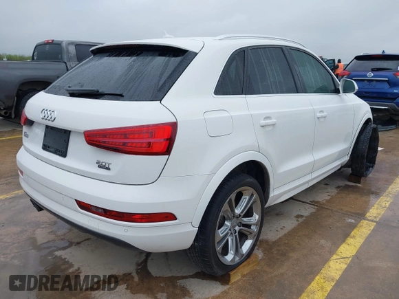 2016 Audi Q3 Premium Plus with VIN WA1EFCFS7GR007879, listed as a IAAI auction lot 41861100 with 99,338 mi miles and . Bid and sale history available at DreamBid. Image 4.