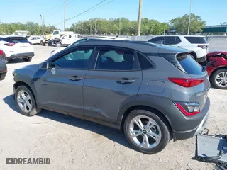 2023 Hyundai Kona SEL with VIN KM8K62AB9PU061431, listed as a IAAI auction lot 41890284 with 3,377 mi miles. Bid and sale history available at carsss.com. Image 13.