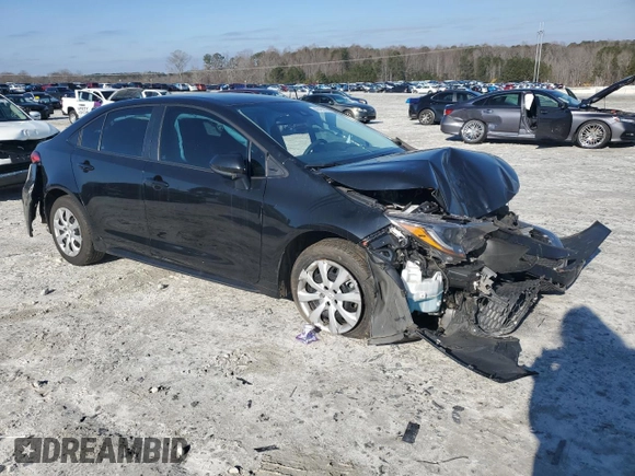 2022 Toyota Corolla LE with VIN 5YFEPMAE6NP392076, listed as a Copart auction lot 43787335 with 116,200 mi miles and Salvage Title. Bid and sale history available at carsss.com. Image 4.