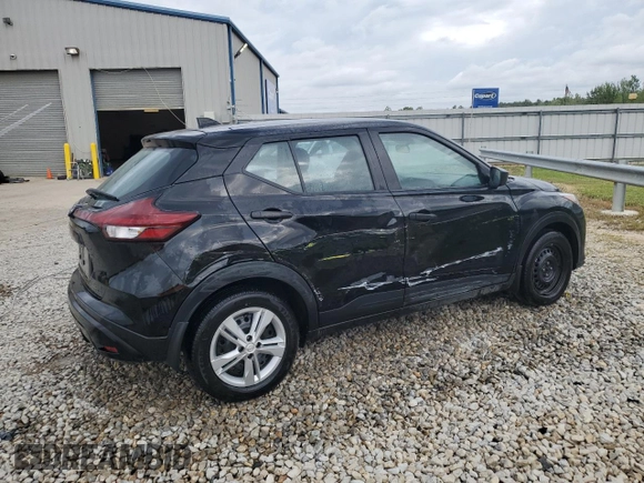 2024 Nissan Kicks S with VIN 3N1CP5BV3RL538516, listed as a Copart auction lot 53878215 with 21,662 mi miles and Clean Title. Bid and sale history available at carsss.com. Image 3.
