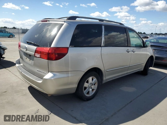 2004 Toyota Sienna XLE z VIN 5TDZA22C54S156657, wystawiony jako Copart lot #56952295 z przebiegiem 217 176 mil mil oraz Czysty tytuł • Clean title. Historia ofert i sprzedaży dostępna na DreamBid. Obrazek 3.