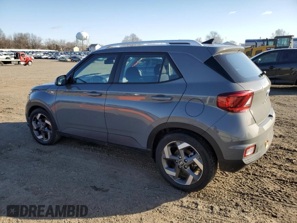 2021 Hyundai Venue SEL with VIN KMHRC8A38MU100167, listed as a Copart auction lot 45690035 with 35,104 mi miles and Salvage Title. Bid and sale history available at DreamBid. Image 2.