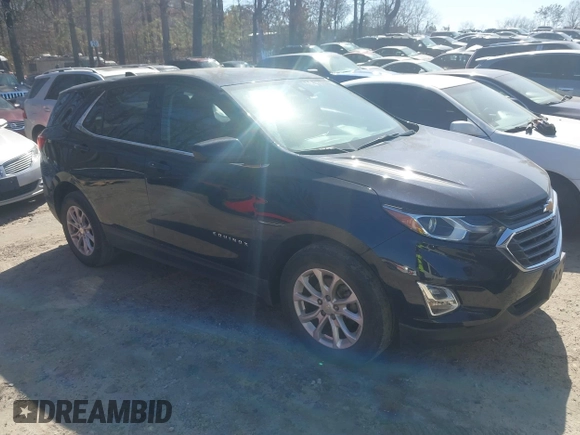 2020 Chevrolet Equinox LT with VIN 3GNAXKEV0LS702680, listed as a IAAI auction lot 41633024 with 63,041 mi miles and . Bid and sale history available at carsss.com. Image 1.