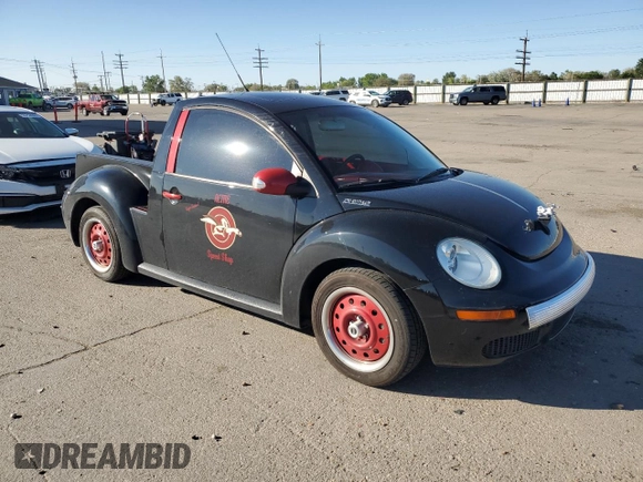 2007 Volkswagen Beetle with VIN 3VWRW31C37M514607, listed as a Copart auction lot 55757795 with 45,366 mi miles and Salvage title. Bid and sale history available at DreamBid. Image 4.