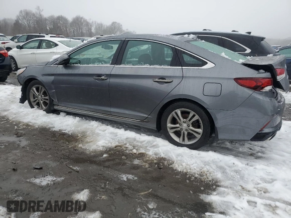 2019 Hyundai Sonata SEL with VIN 5NPE34AF9KH814791, listed as a Copart auction lot 44158555 with 54,496 mi miles and Salvage Title. Bid and sale history available at DreamBid. Image 2.