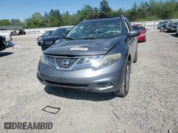 2013 Nissan Murano LE with VIN JN8AZ1MU0DW210442, listed as a Copart auction lot 52239415 with Not Provided miles and Salvage Title. Bid and sale history available at DreamBid. Image 12.