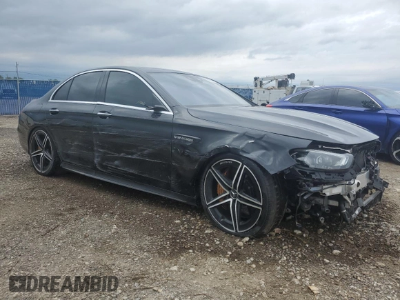 2021 Mercedes-Benz E 63 S AMG with VIN W1KZF8KB4MA997318, listed as a Copart auction lot 65971285 with 45,224 mi miles and Non repairable. Bid and sale history available at DreamBid. Image 4.