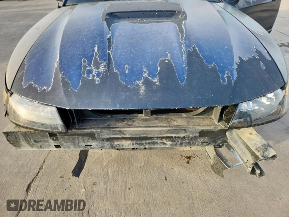 2001 Ford Mustang Standard with VIN 1FAFP40421F247069, listed as a Copart auction lot 61634675 with 133,681 mi miles and Salvage title. Bid and sale history available at DreamBid. Image 11.
