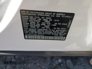 2024 Volkswagen Atlas SEL R-Line z VIN 1V2AE2CA8RC203816, wystawiony jako Copart lot #55007815 z przebiegiem 16 079 mil mil oraz Szkoda całkowita • Salvage title. Historia ofert i sprzedaży dostępna na DreamBid. Obrazek 13.