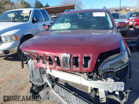 2019 Jeep Cherokee Limited with VIN 1C4PJLDB5KD185344, listed as a IAAI auction lot 41337442 with 88,878 mi miles and . Bid and sale history available at DreamBid. Image 12.