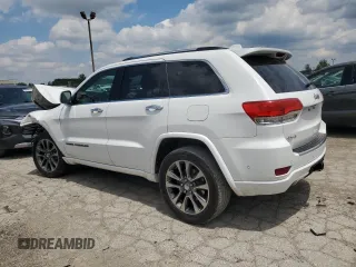 2017 Jeep Grand Cherokee Overland with VIN 1C4RJFCGXHC823593, listed as a Copart auction lot 58727205 with Not provided miles and Salvage title. Bid and sale history available at DreamBid. Image 2.