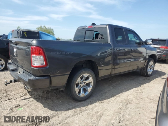 2022 Ram 1500 Big Horn with VIN 1C6RREBT5NN201329, listed as a Copart auction lot 56428285 with 82,966 mi miles and Salvage title. Bid and sale history available at DreamBid. Image 3.
