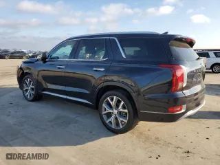 2021 Hyundai Palisade Limited with VIN KM8R54HE0MU211192, listed as a Copart auction lot 46872705 with 33,592 mi miles and Salvage Title. Bid and sale history available at carsss.com. Image 2.