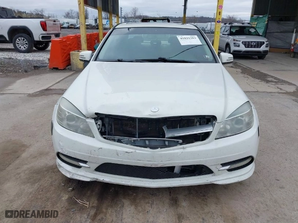 2011 Mercedes-Benz C-Class C 300 Sport with VIN WDDGF5EB4BA509158, listed as a IAAI auction lot 41821383 with 162,697 mi miles. Bid and sale history available at carsss.com. Image 6.