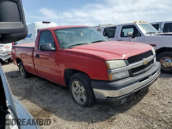 2005 Chevrolet Silverado 1500 Work Truck z VIN 1GCEC14X45Z338059, wystawiony jako Copart lot #53183515 z przebiegiem 191 166 mil mil oraz Czysty tytuł • Clean title. Historia ofert i sprzedaży dostępna na DreamBid. Obrazek 4.
