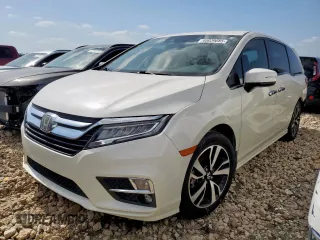 2018 Honda Odyssey Elite with VIN 5FNRL6H92JB066024, listed as a Copart auction lot 60039085 with 93,372 mi miles and Salvage title. Bid and sale history available at DreamBid. Image 1.
