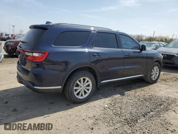 2014 Dodge Durango SXT with VIN 1C4RDJAGXEC590226, listed as a Copart auction lot 51309025 with 105,521 mi miles and Non repairable. Bid and sale history available at DreamBid. Image 3.