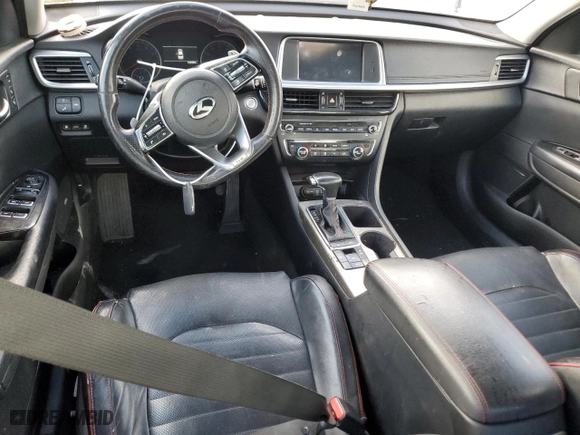 2019 Kia Optima SX with VIN 5XXGW4L29KG334451, listed as a Copart auction lot 80325584 with 169,405 mi miles and Non Repairable. Bid and sale history available at carsss.com. Image 8.