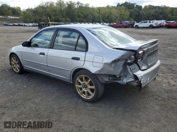 2001 Honda Civic LX with VIN 2HGES16551H514840, listed as a Copart auction lot 73725664 with 97,231 mi miles and Salvage Title. Bid and sale history available at carsss.com. Image 2.