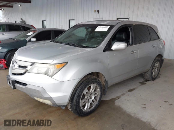 2009 Acura MDX Tech Pkg with VIN 2HNYD28699H522947, listed as a IAAI auction lot 41899548 with 151,438 mi miles. Bid and sale history available at carsss.com. Image 2.