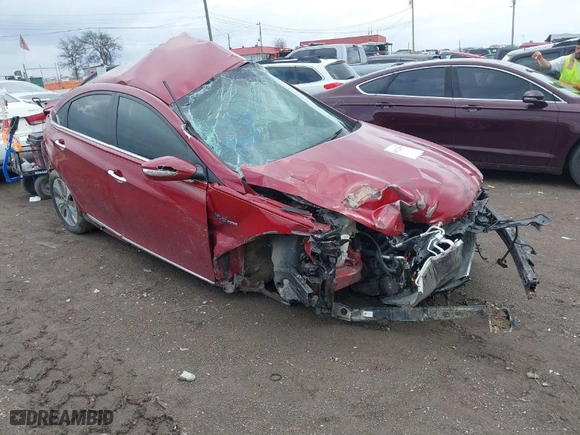 2013 Hyundai Sonata Hybrid Limited with VIN KMHEC4A4XDA084247, listed as a IAAI auction lot 41522037 with 1 mi miles. Bid and sale history available at carsss.com. Image 1.