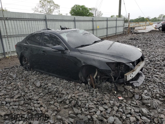 2010 Lexus IS 350 with VIN JTHBE5C27A5023928, listed as a Copart auction lot 53799825 with Not Provided miles and Salvage Title. Bid and sale history available at DreamBid. Image 4.