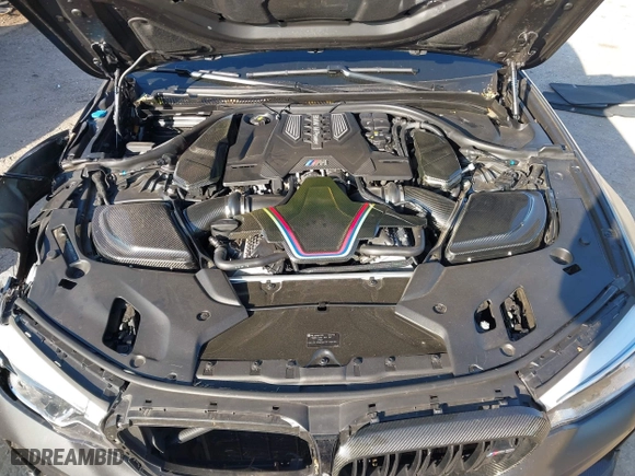 2019 BMW M5 Competition with VIN WBSJF0C59KB447419, listed as a IAAI auction lot 41997505 with 1 mi miles. Bid and sale history available at carsss.com. Image 10.
