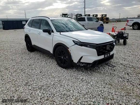 2024 Honda CR-V Hybrid Sport-L with VIN 7FARS5H86RE019244, listed as a Copart auction lot 45010155 with 9,355 mi miles and Salvage Title. Bid and sale history available at carsss.com. Image 12.