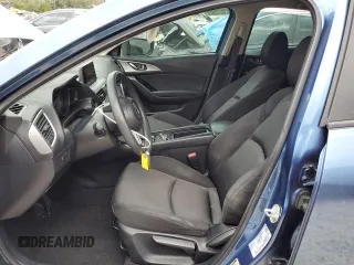 2017 Mazda 3 Sport with VIN 3MZBN1K75HM156082, listed as a Copart auction lot 76196434 with 43,578 mi miles and Salvage Title. Bid and sale history available at carsss.com. Image 7.