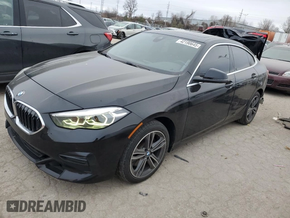 2022 BMW 2 Series 228i xDrive with VIN WBA73AK0XN7K39818, listed as a Copart auction lot 42190645 with 98,490 mi miles and Salvage Title. Bid and sale history available at carsss.com. Image 1.