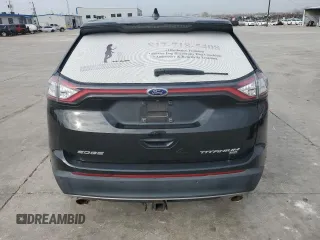 2015 Ford Edge Titanium with VIN 2FMPK4K87FBB15331, listed as a Copart auction lot 44186195 with 0 mi miles and Salvage Title. Bid and sale history available at carsss.com. Image 6.