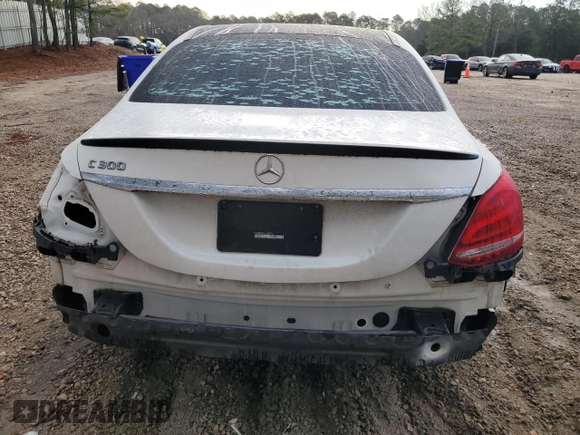 2015 Mercedes-Benz C 300 with VIN 55SWF4JB7FU093589, listed as a Copart auction lot 49947575 with 132,200 mi miles and Salvage Title. Bid and sale history available at DreamBid. Image 6.