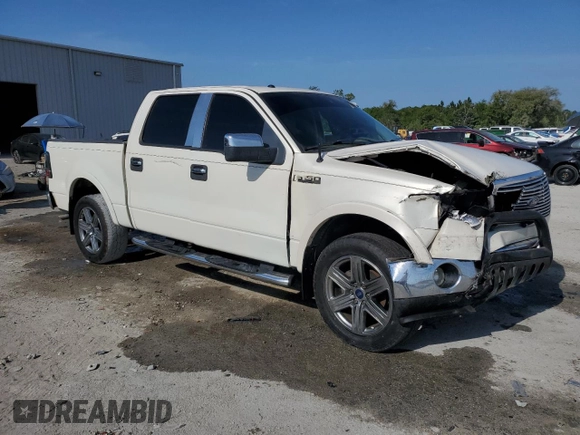 2007 Ford F-150 XLT with VIN 1FTPW14V77FA32993, listed as a Copart auction lot 55674595 with 288,892 mi miles and Salvage title. Bid and sale history available at DreamBid. Image 4.