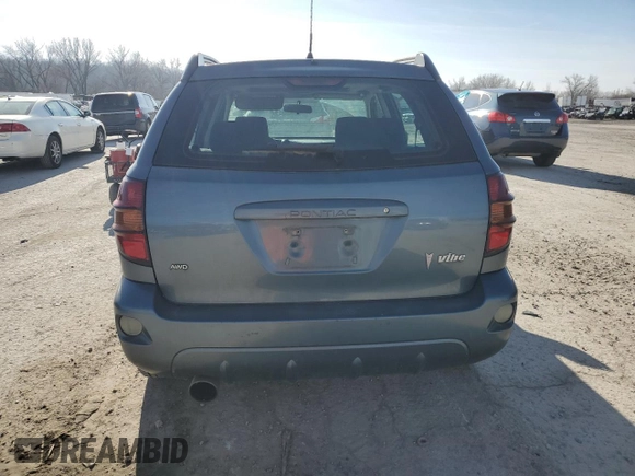 2006 Pontiac Vibe with VIN 5Y2SM67886Z428625, listed as a Copart auction lot 85814124 with 158,460 mi miles and Salvage Title. Bid and sale history available at carsss.com. Image 6.