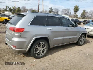 2019 Jeep Grand Cherokee Overland with VIN 1C4RJFCG9KC840084, listed as a Copart auction lot 47440845 with 101,281 mi miles and Salvage Title. Bid and sale history available at carsss.com. Image 3.